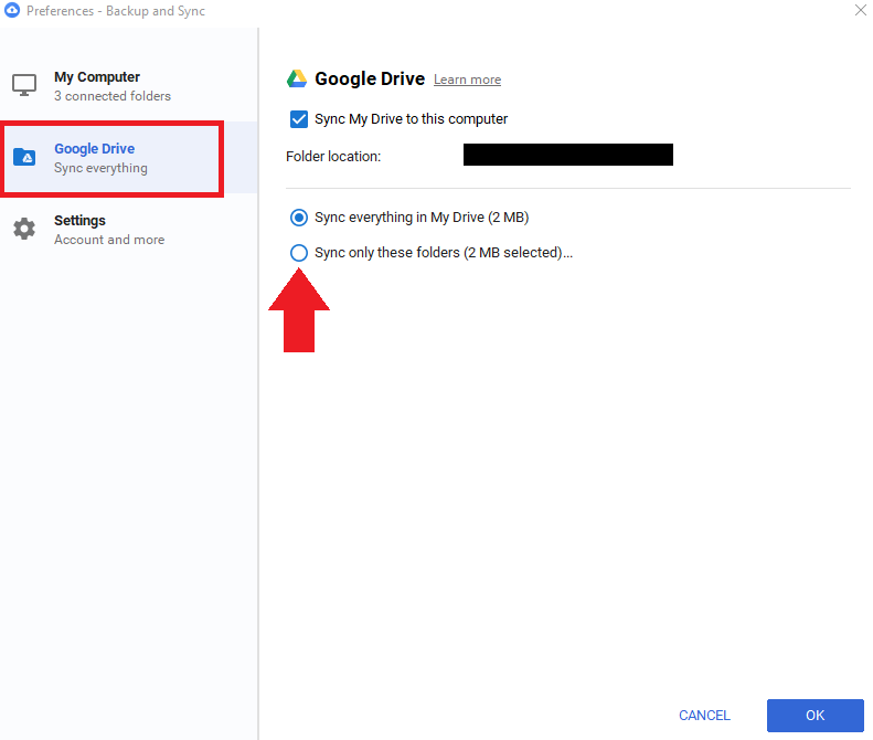 change google drive login